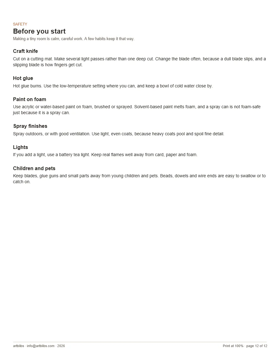 The safety page