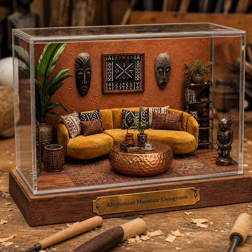 Afrohemian Living room Afrohemian Living room